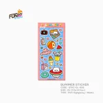 สติกเกอร์การ์ตูนลาย SUMMER